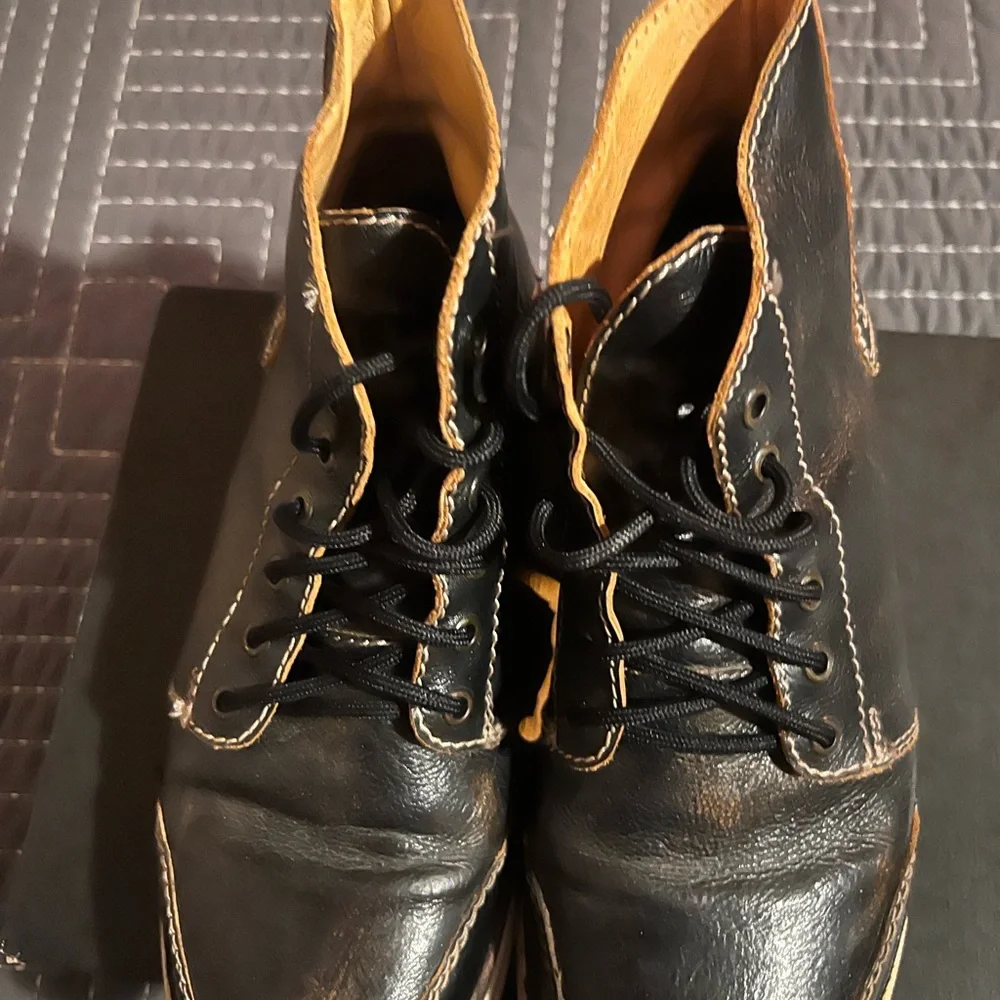 Bed Stu Duke lace up boot Sz 8 - Picture 3 of 5